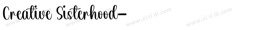Creative Sisterhood字体转换